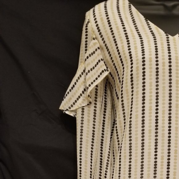 CK Ruffled-Sleeve Blouse - Picture 2 of 8